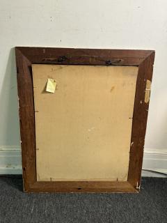 MODERNIST ABSTRACT WITH STAR CUBISTIC PASTEL DRAWING IN CERUSED FRAME - 4297499