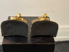 MODERNIST BRONZE BASS BOOKENDS - 3049815