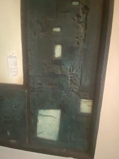 MODERNIST MID CENTURY ARTIST POTTERY TILE MIRROR - 2440898