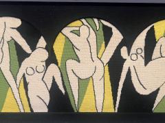 MODERNIST NUDE CUBIST NEEDLEPOINT - 4112961