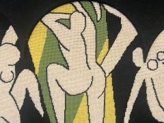 MODERNIST NUDE CUBIST NEEDLEPOINT - 4112965