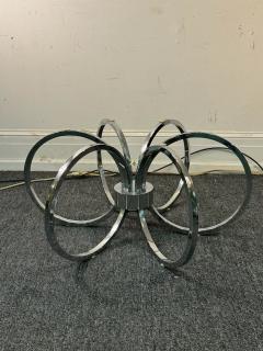 MODERNIST PAIR OF CHROME TUBULAR CHROME CAGE FORM END COFFEE TABLES - 3659149