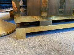 MODERNIST POLISHED AND PATINATED BRASS CREDENZA - 3022443