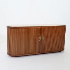 MODERNIST SIDEBOARD WITH TAMBOUR SLIDING DOORS - 2298723