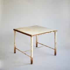 MODERNIST STONE STEEL TABLE - 2917332