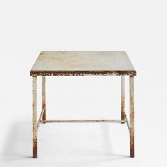 MODERNIST STONE STEEL TABLE - 2920928