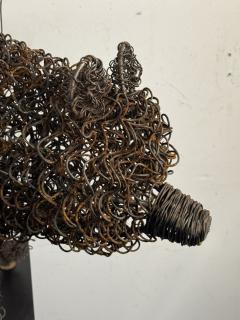 MODERNIST WIRE BEAR SCULPTURE - 4404220