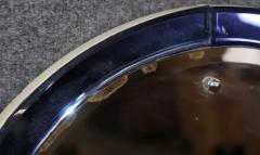 MONUMENTAL ART DECO COBALT BLUE CLEAR TRIPLE ARCH MIRRORS - 4279409