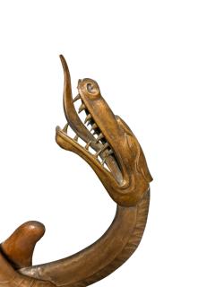 MONUMENTAL ART DECO COPPER SAINT MICHAEL ARCHANGEL AND DRAGON WALL SCULPTURE - 4405777