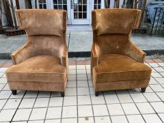 MONUMENTAL ITALIAN MODERNIST WINGBACK CHAIRS - 3329329