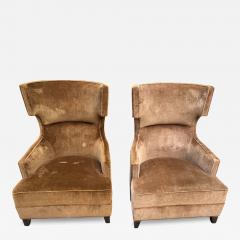 MONUMENTAL ITALIAN MODERNIST WINGBACK CHAIRS - 3333654
