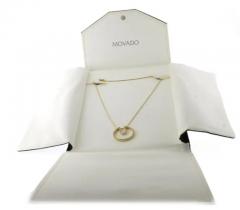 MOVADO DIAMOND CIRCLE PENDANT NECKLACE - 2779971