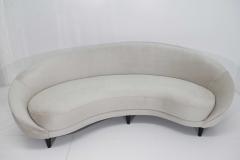MUNARI Federi Italian Style Serpentine Sofa in Holly Hunt Silk and Camel Hair - 1510771