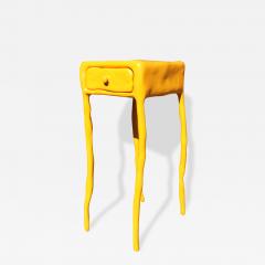 Maarten Baas Yellow Orange Clay Collection Side Table with Drawer by Maarten Baas - 2796503