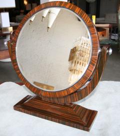 Macassar Ebony 1950s Tilting Vanity Mirror - 248653