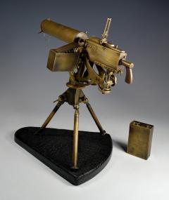 Machine Gun Model Trench Art Style Sculpture - 2107540