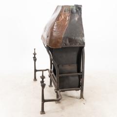 Mackay Hugh Baillie Scott Hand Forged Iron and Copper Fireplace in the Style of Baillie Scott - 4189552