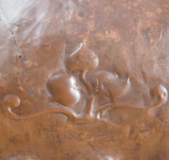 Mackay Hugh Baillie Scott Hand Forged Iron and Copper Fireplace in the Style of Baillie Scott - 4189554