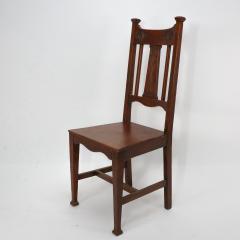 Mackay Hugh Baillie Scott Shapland Petter A Top Quality Glasgow School Oak Arts Crafts Hall Chair - 4185707