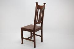 Mackay Hugh Baillie Scott Shapland Petter A Top Quality Glasgow School Oak Arts Crafts Hall Chair - 4185710