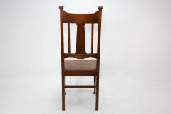Mackay Hugh Baillie Scott Shapland Petter A Top Quality Glasgow School Oak Arts Crafts Hall Chair - 4185711