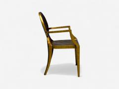 Made Goods Hammered Gilt Iron Six Daphne Dining Chairs Philippines 21st C  - 4244831