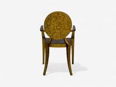 Made Goods Hammered Gilt Iron Six Daphne Dining Chairs Philippines 21st C  - 4244832