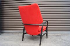 Madsen Sch bel Ebonized Highback Lounge Chair by Ib Madsen and Acton Schubell - 318869