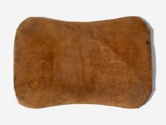 Madsen and Schubell Ottoman Beech Suede Sweden 1940s - 4449084