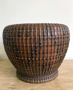 Maeda Chikubosai I Japanese Woven Bamboo Brazier by Maeda Chikubosai I - 1430505