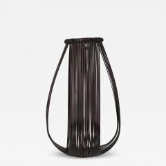 Maeda Chikubosai II Hanging Flower Basket in Aubergine Shape 1960s - 4817471