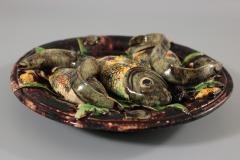 Mafra Palissy Majolica Fishes and Eels Wall Plate - 2524333