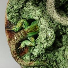 Mafra Palissy Majolica Lizard Snake Wall Plate - 4243067