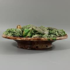Mafra Palissy Majolica Lizard Snake Wall Plate - 4243069
