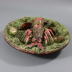 Mafra Palissy Majolica Lobster Plate - 3894860