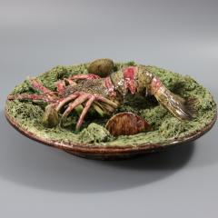 Mafra Palissy Majolica Lobster Plate - 3894862