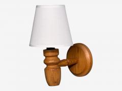 Magnafon Belysning APS Danish Modern Wall Sconce Pine Denmark 1960s - 4719093