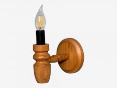Magnafon Belysning APS Danish Modern Wall Sconce Pine Denmark 1960s - 4719094