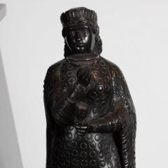 Magnificent Bronze Mounted and Marble Mantel Clock in the Assyrian Revival Style - 1580592