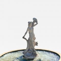 Magnificent Italian Fountain Sculpture of Goddess with Delphines - 4627048