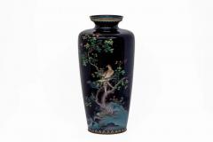 Magnificent Japanese Meiji Cloisonn Enamel Vase with Pheasants Inaba Co  - 4311893
