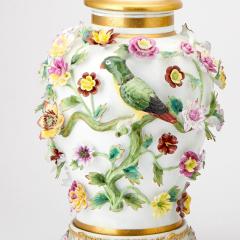 Magnificent Pair of Napoleon III Period Porcelain Covered Vases 19th Century - 3886198