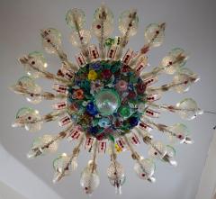 Magnificent Venetian Murano Glass Ca Rezzonico Chandelier 1880 - 3526859