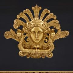 Magnificent and large ormolu and hardstone mounted ebonised wood casket - 2876711