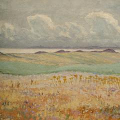 Magnus Weidemann Magnus Weidemann GERMAN 1880 1967 Blush Fields painting - 2169969