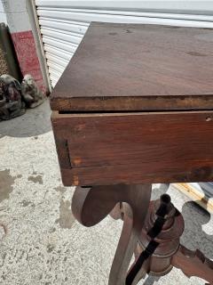 Mahogany Art Nouveau Corner Table - 4397996