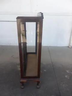 Mahogany Ball and Claw Curio Cabinet - 3927443