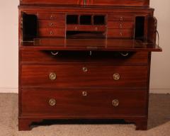 Mahogany Bookcase With Secretary Circa 1820 - 3915450