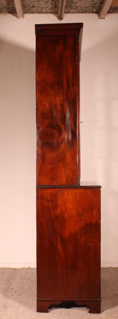 Mahogany Bookcase With Secretary Circa 1820 - 3915455