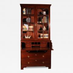 Mahogany Bookcase With Secretary Circa 1820 - 3917103